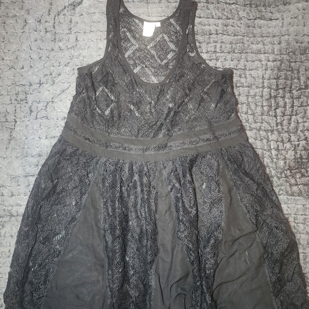 Stylish Black Lace Top